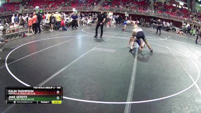 150 lbs Cons. Round 4 - Kalin Thompson, Norfolk Jr Wrestling Club vs Jake Gerdts, Team Agoge Wrestling Inc