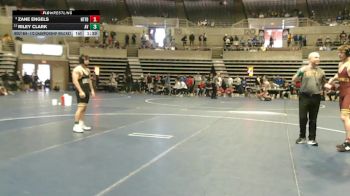 172 Championship Bracket Cons. Round 7 - Zane Engels, Northfield vs Riley Clark, Apple Valley