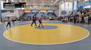 285 lbs 7th Place Match - Cameron Black, Salesianum vs Caesar Thomas, Howard H S
