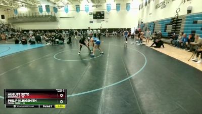 113 lbs Round 3 (3 Team) - Philip Klingsmith, Fossil Ridge vs August Soto, Broomfield