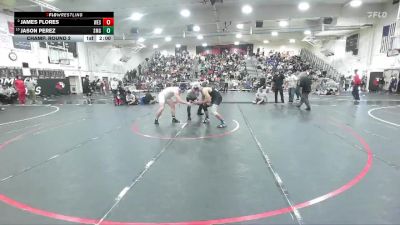 215 lbs Champ. Round 2 - Jason Perez, Santa Margarita vs James Flores, Western