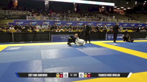 Zoey Ann Zaniewski vs Frances Rose Whelan 2026 Pan Kids Jiu-Jitsu IBJJF Championship