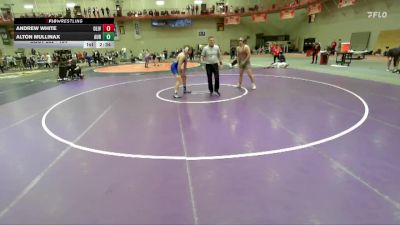 184 lbs Cons. Round 2 - Alton Mullinax, Aurora Universtiy vs Andrew White, Olivet