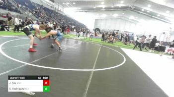 156 lbs Quarterfinal - Jared Fox, Aniciete TC vs Sebastian Rodriguez, Silverback WC