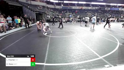 140 lbs 7th Place - Landon Fischer, Florida National Team vs Damien Ross, Mountain Home Flyers