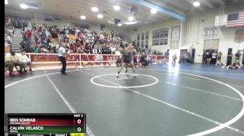 195 lbs Quarterfinal - Calvin Velasco, Royal vs Ben Sohrab, Paloma Valley