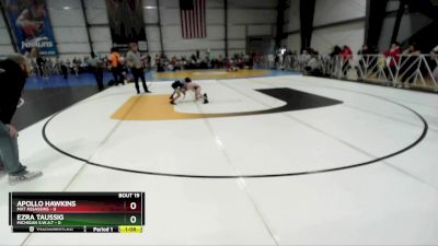 48 lbs Rd# 8- 12:30pm Saturday Final Pool - Ezra Taussig, Michigan S.W.A.T vs Apollo Hawkins, Mat Assassins