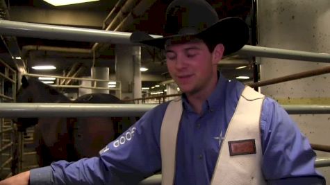 Canadian All-Around Champion Ky Marshall After Taking The Lead In Bareback