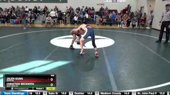 106 lbs Round 3 - Christian Beckwith, New Hope HS vs Jalen Gunn, Deshler