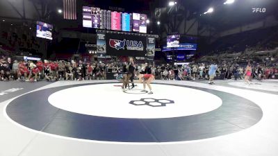 130 lbs Cons. Sub-quarters - Auston Brown, OH vs Naima Ghaffar, IN