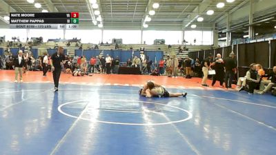 170 lbs 3rd Place - Nate Moore, VA vs Matthew Pappas, RI