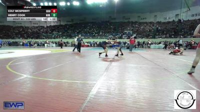 143 lbs Round Of 64 - Colt McSperitt, Geary vs Henry Cook, Noble Takedown Club