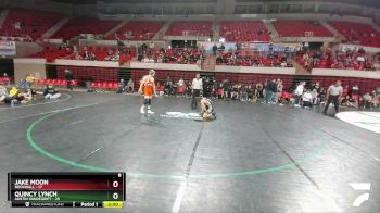 150 lbs 2nd Wrestleback And Semi-finals(16 Team) - Quincy Lynch, Austin Vandegrift vs Jake Moon, Rockwall