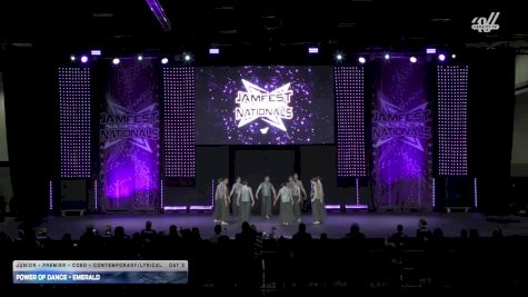 Power of Dance - Emerald [2026 Junior - Premier - Coed - Contemporary/Lyrical Day 3] 2026 JAMfest Dance Super Nationals