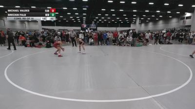 92 lbs Cons. Rd Of 16 - Michael Valdes, Florida vs Breckin Falb, Moyer Elite Wrestling