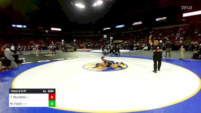 138 lbs Consi Of 8 #1 - Timothy Murabito, Los Gatos (CC) vs Michael Folch, Calvary Chapel Sa (SS)