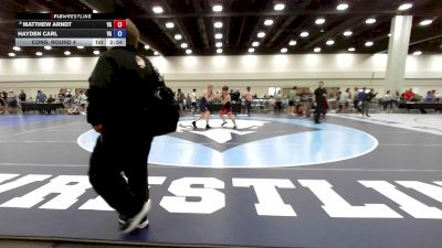157 lbs Cons. Round 4 - Matthew Arndt, VA vs Hayden Carl, VA