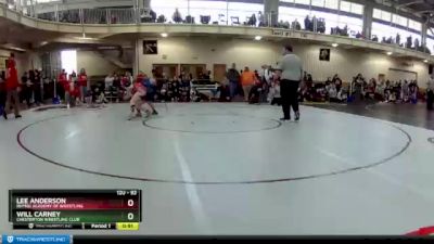 92 lbs Cons. Round 7 - Will Carney, Chesterton Wrestling Club vs Lee Anderson, Rhyno Academy Of Wrestling