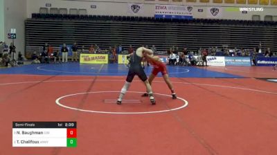 125 lbs Semifinal - Noah Baughman, Cornell vs Trey Chalifoux, Army