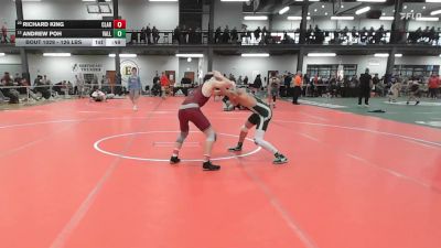 126 lbs Consi Of 8 #1 - Richard King, Clarke vs Andrew Poh, Valley Stream North