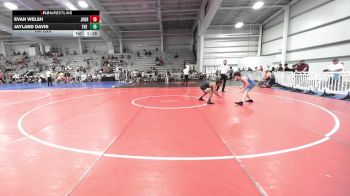 106 lbs Rr Rnd 1 - Evan Welsh, Journeymen Wrestling Blue vs Jayland Davis, The Fort Hammers Maroon