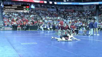 1A-113 lbs Champ. Round 1 - Jacob Rauch, North Linn vs Kayden Landers, Denver