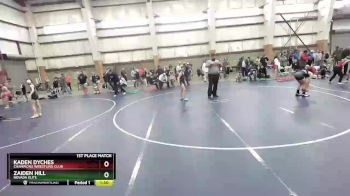 88 lbs 1st Place Match - Zaiden Hill, Nevada Elite vs Kaden Dyches, Champions Wrestling Club