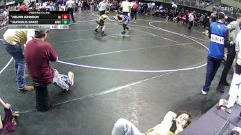 75 lbs Cons. Round 4 - Mathaus Spatz, East Butler Wrestling Club vs Kelvin Johnson, Sherman Challengers