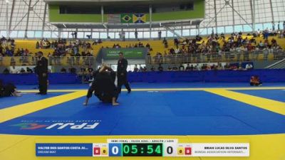 BRIAN LUCAS SILVA SANTOS vs VALTER DOS SANTOS COSTA JUNIOR 2026 FPJJ Circuito Paulista GI Etapa 3