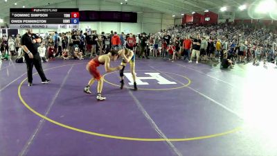 100 lbs Cons. Round 3 - Dominic Simpson, Tennessee vs Owen Pennington, Center Grove Wrestling Club
