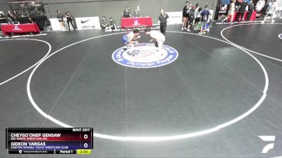 149 lbs Cons. Semi - Cheygo`onep Gensaw, Del Norte Wrestling Inc. vs Gideon Vargas, Canyon Springs Youth Wrestling Club