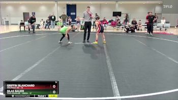 76 lbs Round 1 (6 Team) - Griffin Blanchard, Wolfpack WC vs Silas Bauer, Team Donahoe - Green