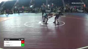 70 lbs Semifinal - Clayton Cook, Metro Mat Club vs Daniel Robles, Mayhem