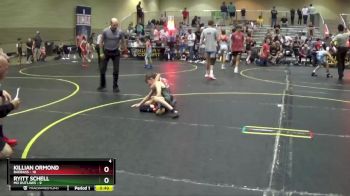 70 lbs Round 1 (6 Team) - Ryitt Schell, MO Outlaws vs Killian Ormond, BadBass