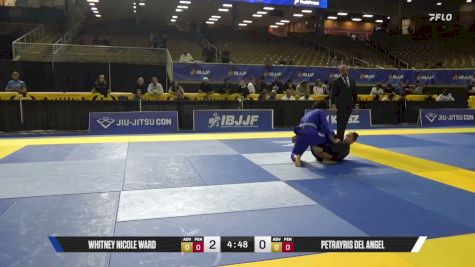 Petrayris Del Angel vs Whitney Nicole Ward 2026 Pan Jiu Jitsu IBJJF Championship