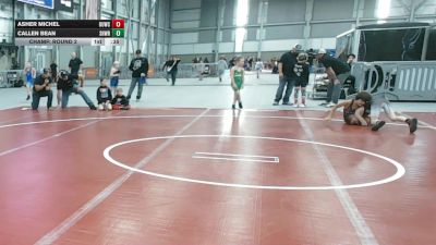 67-69 lbs Champ. Round 2 - Asher Michel, Okanogan Underground Wrestling Club vs Callen Bean, Sherwood Wrestling
