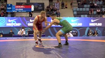 110 kg 1/8 Final - Levan Lagvilava, France vs Milan Gellen, Hungary