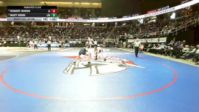 II-160 lbs Champ. Round 2 - Robert Burns, Locust Valley vs Matt Verri, Little Falls