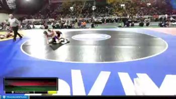 2A 126 lbs Champ. Round 1 - Blake Chafin, Glenns Ferry vs Teagan Sessions, North Fremont