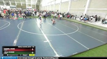 80 lbs Champ. Round 2 - Cruz Evans, COWA vs Daniel Duke, Idaho