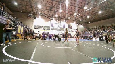115 lbs Rr Rnd 3 - Caitlyn Staggers, Skiatook Youth Wrestling vs Raelynn Edwards, Bristow Elementary Wrestling Club