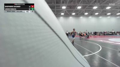 120 lbs Round Of 128 - Shepherd Baumer, LA vs Linkin Dimaya, NJ