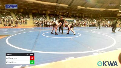 100 lbs Consi Of 4 - Andrew Ridge, Sperry Wrestling Club vs Kamdyn Smith, F-5 Grappling