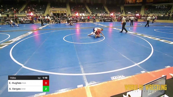 Ela Rountree 115 lbs Semifinal - Ella Hughes, Roundtree Wrestling Academy vs ...
