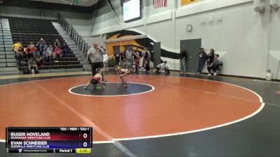 10U-1 lbs Round 2 - Ruger Hoveland, Riverhawk Wrestling Club vs Evan Schneider, Guerrilla Wrestling Club