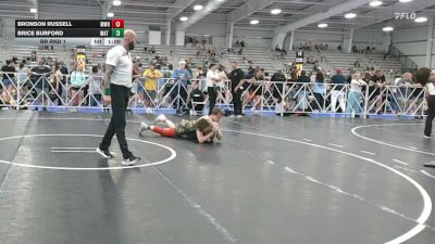 138 lbs Rr Rnd 1 - Bronson Russell, MetroWest United Storm - HSB vs Brice Burford, Mat Warriors White HS - HSB