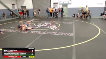 102 lbs Round 1 - Kailey Graham, Mat-Su Matmen vs Celeste Marquez-Hopson, Arctic Warriors Wrestling Club