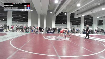 Champ. Round 2 - Cora Hayes, Militia Trained Mat Club vs Madeline Merideth, Premier Wrestling Club