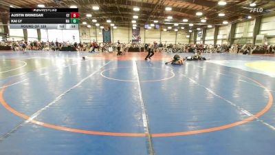 132 lbs Round Of 128 - Austin Brinegar, KY vs Kai Ly, MA