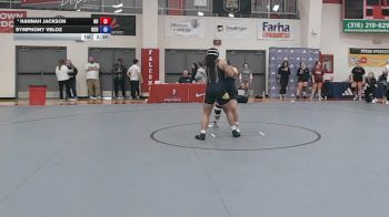 180 lbs Quarterfinal - Hannah Jackson, Ottawa University vs Symphony Veloz, Oklahoma City University